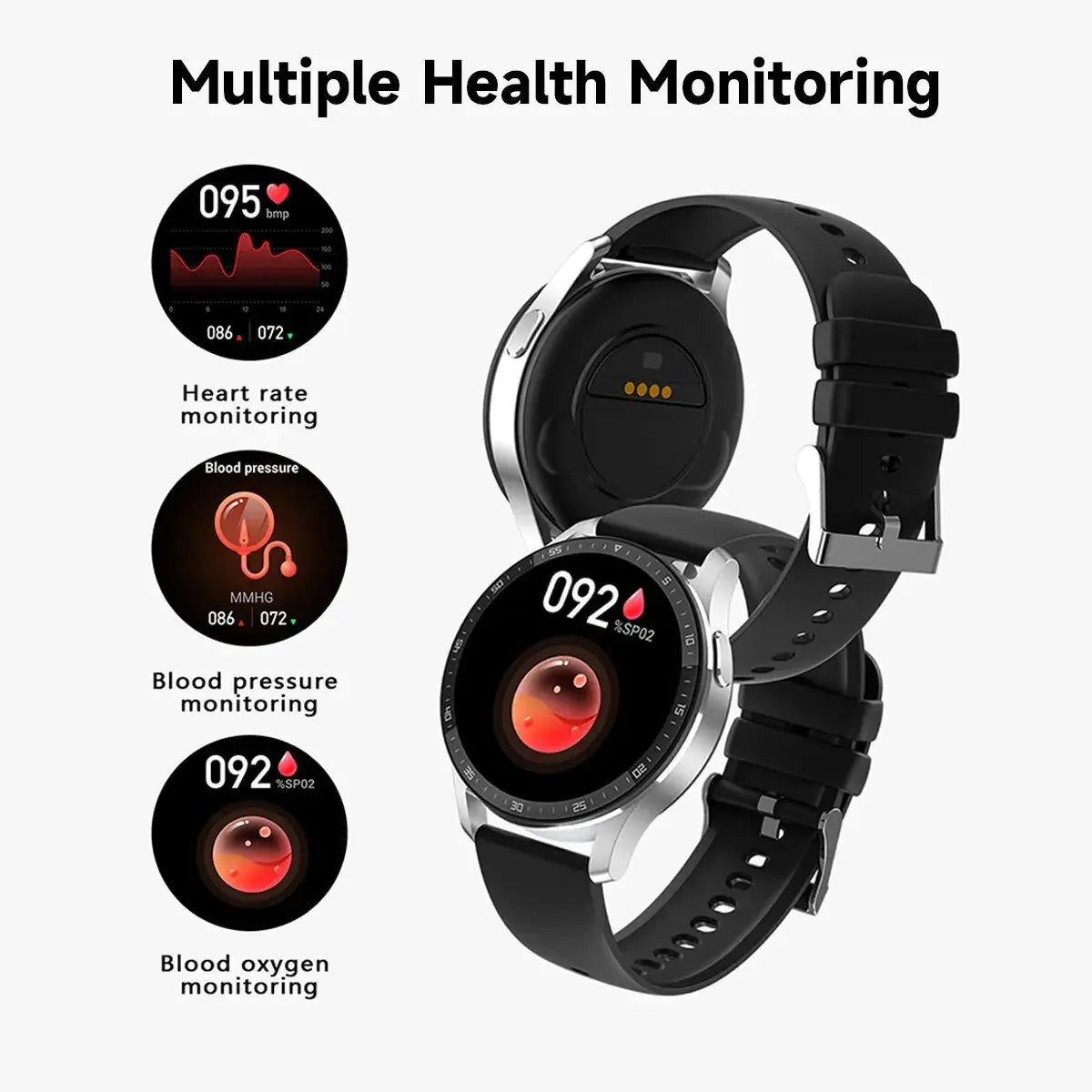 Alles in einem: Smartwatch mit Kopfhörer für Fitness und Gesundheit - Raffiniertedinge Alles in einem: Smartwatch mit Kopfhörer für Fitness und Gesundheit - Raffiniertedinge